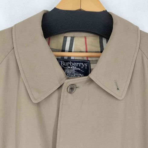 バーバリーズ BURBERRYS 70-80S ステンカラーコート 裏地ノバチェック メンズ